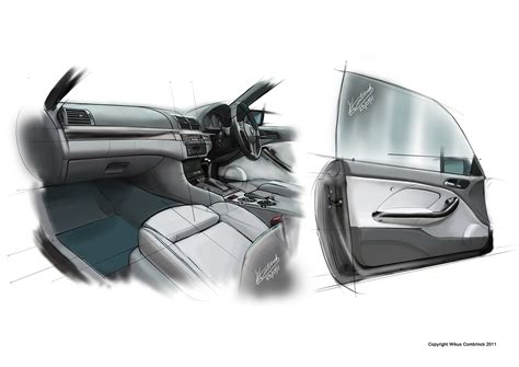 BMW 330ci convertable interior design for TV show on Behance