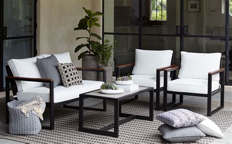 Free Black And White Patio Furniture For Small Space | Home decorating ...