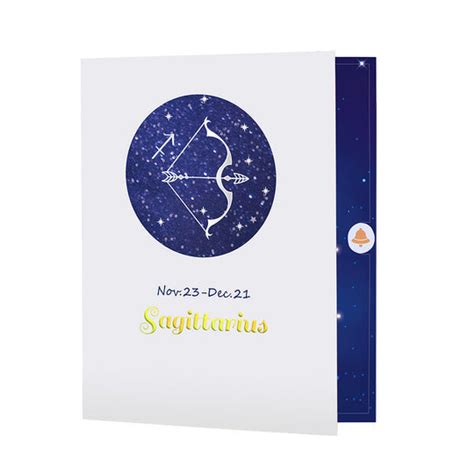 Sagittarius Pop up Card Birthday Greeting Card for Friends ...