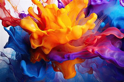 Premium AI Image | Abstract background with a paint splash