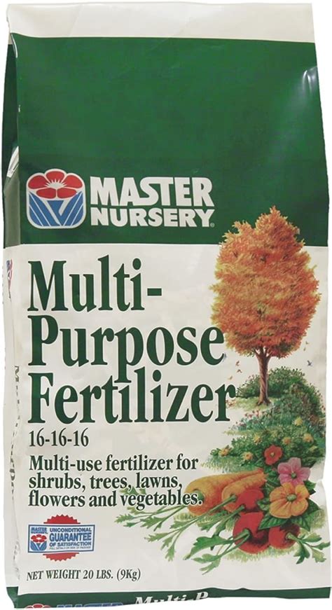 Amazon.com : Master Nursery Multi-Purpose Fertilizer 16-16-16 : Patio, Lawn & Garden