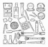 Girl Makeup Coloring Pages sketch template