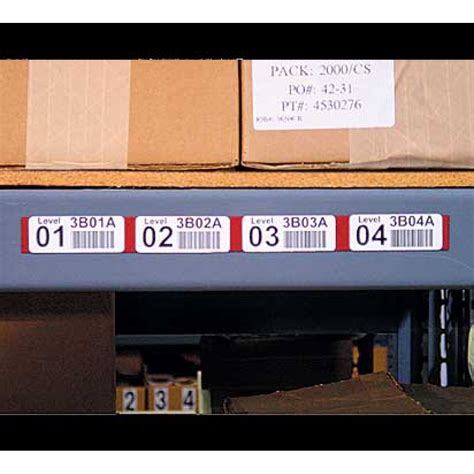 Magnetic Shelf Tag Labels | Magnetic Warehouse Rack Labels