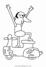 Hotshot From Breadwinners Coloring Page For Kids  Free sketch template