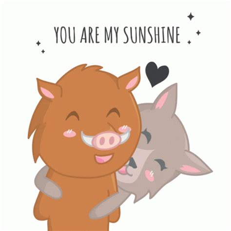 Involtino You Are My Sunshine GIF - Involtino You Are My Sunshine Couple Love - Discover & Share ...