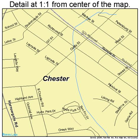 Chester Virginia Street Map 5116096