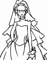Wedding Dress Coloring Pages At GetColoringscom  Free Printable sketch template