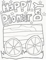 Pioneer Children Coloring Page sketch template