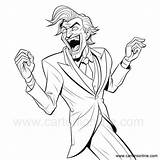 Joker 25 coloring Page sketch template