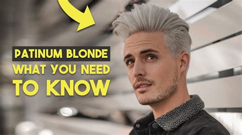 Discover 83+ platinum blonde hair men latest - vova.edu.vn