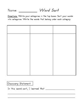 Word Study Activities by Miss Barker's Teaching Resources | TpT