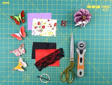 How To Make Fabric Butterflies In Minutes / Origami Fabric Tutorial ⋆ ...