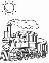 Trains Coloring Pages Boys PDF Printables  sketch template