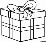 Christmas Present Coloring Page  Easy Drawing Guides sketch template