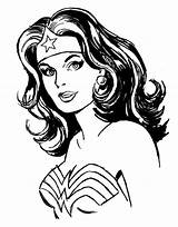Wonder Woman Coloring Page Printable sketch template
