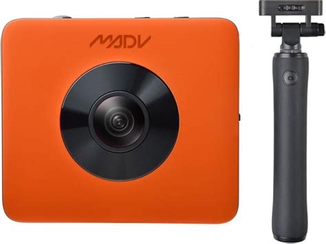 Madventure 360° Panoramic Digital Action Camera, 4K Video, 24MP Photo ...