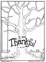 Thankful Tree Coloring Page  Nest Of Posies sketch template