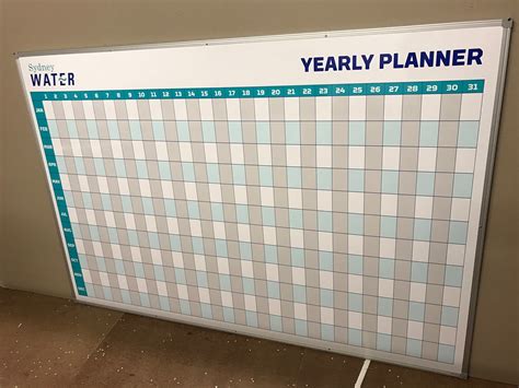 Perpetual Yearly Calendar Whiteboard — Branded Whiteboards
