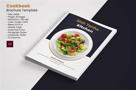 Cookbook / Recipe Book Printable Indesign Template