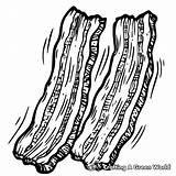 Bacon Coloring Pages  Free & Printable sketch template