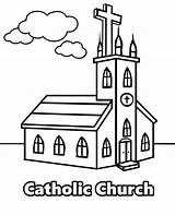 Church Drawing Print Outs sketch template