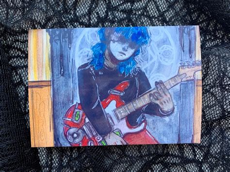 Sally Face guitar glossy Art Prints | Etsy