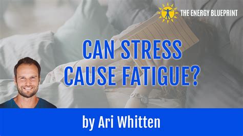 Can Stress Cause Fatigue? - The Energy Blueprint