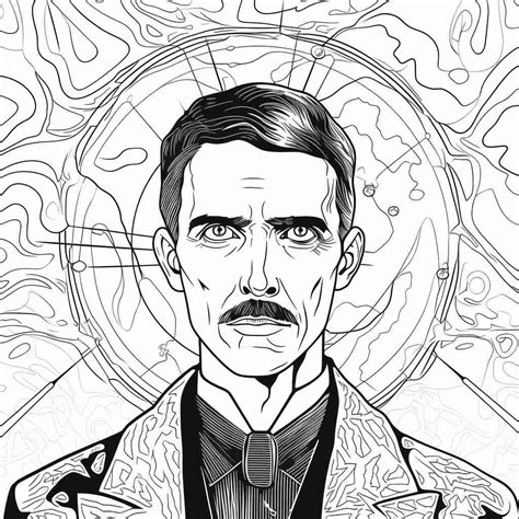 Nikola Tesla Coloring Page Download Free Nikola Tesla - vrogue.co