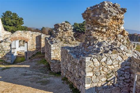 Ruins of the Ancient City of Philippi, Greece Stock Photo - Image of column, octagon: 117755212