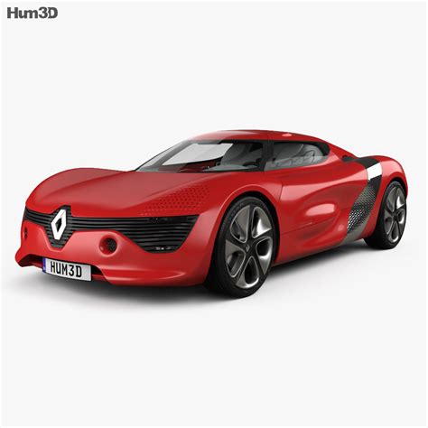 Renault DeZir with HQ interior 2015 3D model - Vehicles on Hum3D