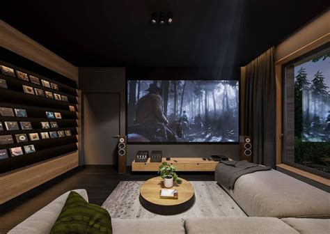 22 Modern Home Theater Design Ideas | TV Accent Walls and More – andor willow