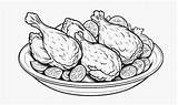 Chicken Food Coloring Page sketch template