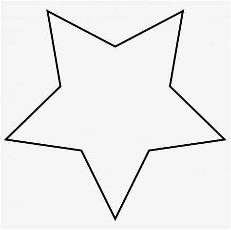 12 Inch Star Template | Star template printable, Star template, Printable image