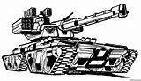 Artillery War Tank Coloring Page » Turkau sketch template