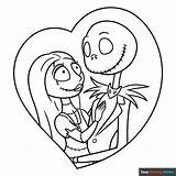 Jack Skellington Coloring Pages sketch template
