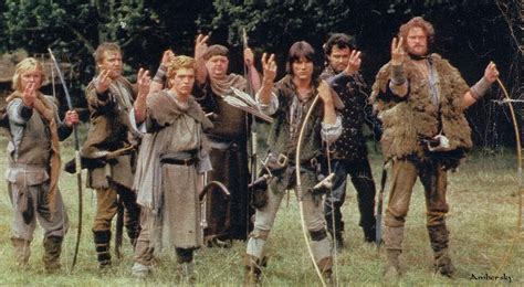 Early cast shot from Robin of Sherwood Series 1. | Robin hood, Robin ...