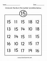 Number 15 Sheet Coloring Pages sketch template