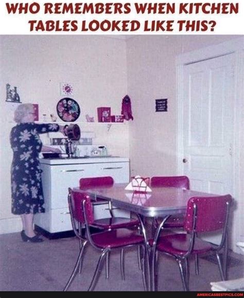 Found on America’s best pics and videos | Kitchen table, Baby boomers memories, Retro kitchen