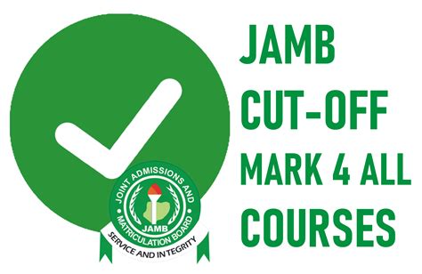 JAMB Cut-Off Mark 2024 | See full list for all courses - Passbuttons