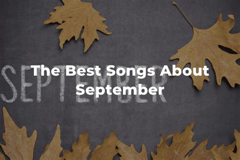 15 Of The Best Songs About September