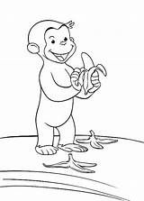 Curious george coloring Pages To Download And Print For Free sketch template