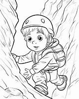 Mountain Climbing Coloring Pages sketch template