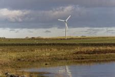 Farmland And Wind Turbine Free Stock Photo - Public Domain Pictures