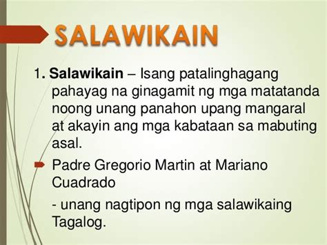 Mga karunungang bayan at kantahing bayan