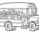 School Bus Safety Coloring Pages Sketch Coloring Page sketch template