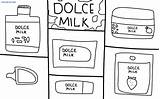 Dolce Milk coloring pages  Coloring For Girls sketch template