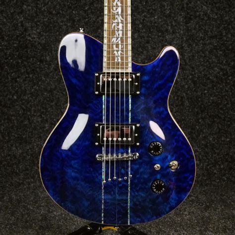 Indie Guitars Shape Tribal Extreme - Quilted Blue - 2nd Hand | Rich Tone Music