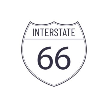 Highway Map Vector Design Images, Interstate 66 Highway Icon Map, Columbia, State, Virginia PNG ...