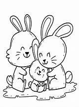 Sad Rabbit In Nature Coloring Pages  Free Printable sketch template
