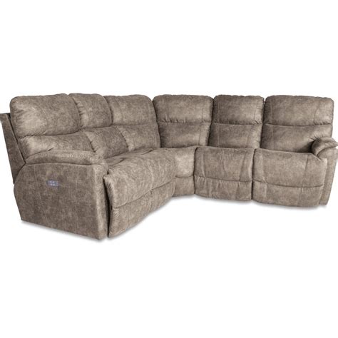 La-Z-Boy Trouper 40E724+04C+40DE153765 Three Piece Reclining Corner Sectional Sofa | Thornton ...